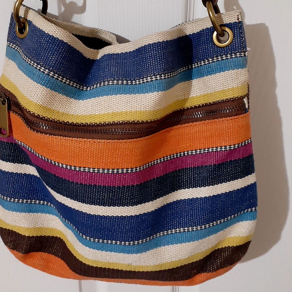 Fossil Multicolor Striped Shoulder Bag - Picture 5 of 14